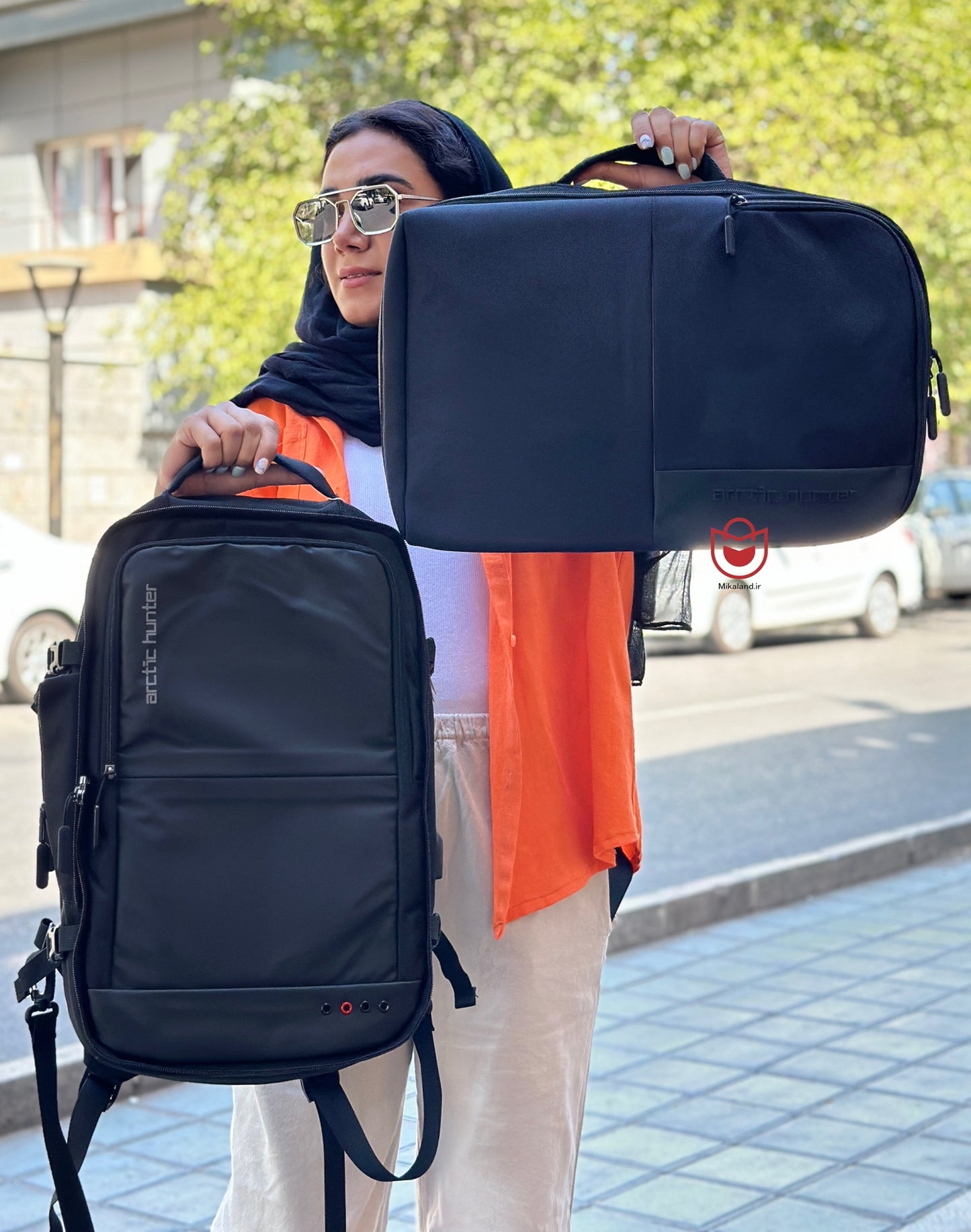 Sac à dos 2 en 1 détachable avec USB