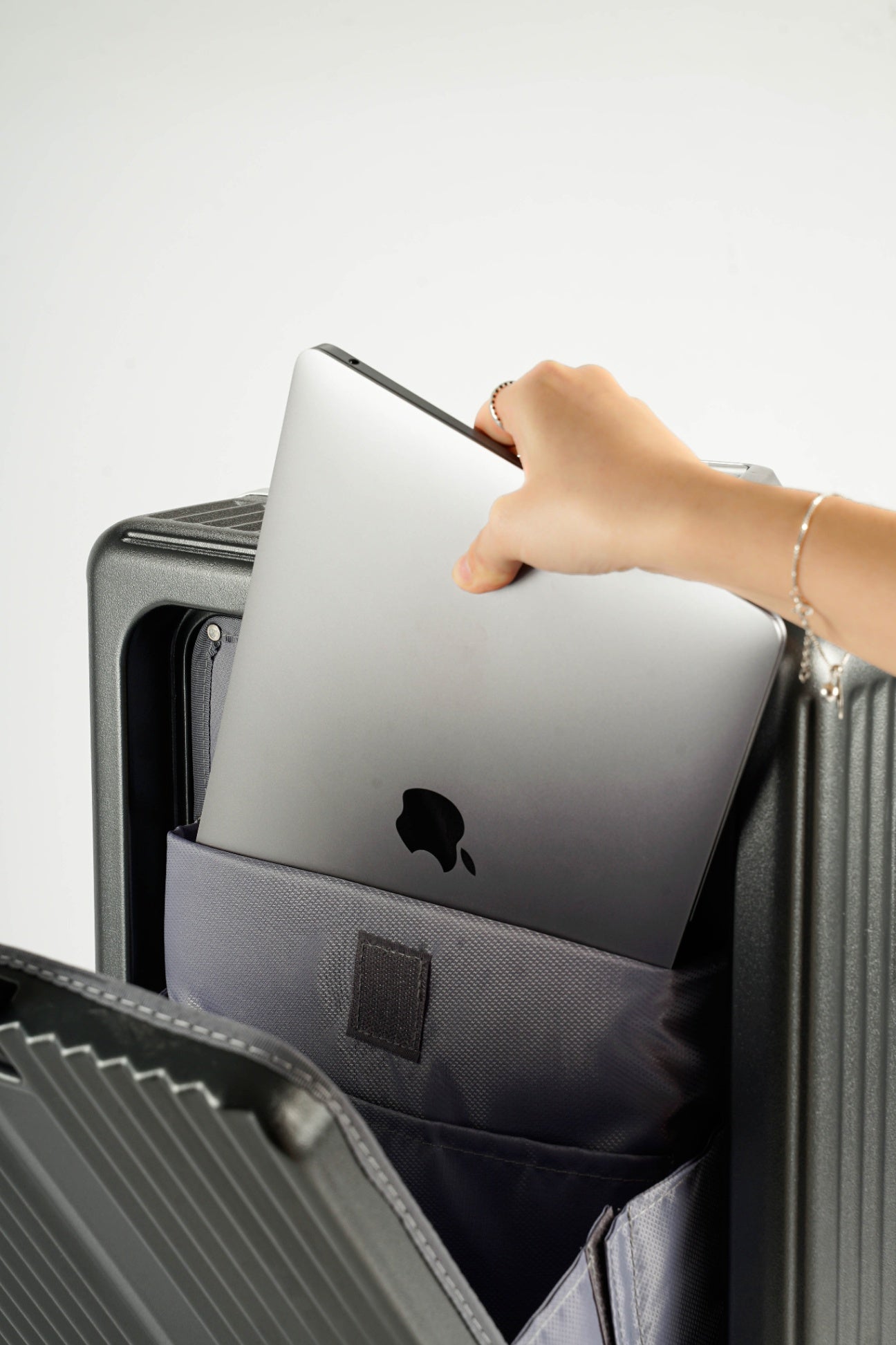 valise solide en (ABC) avec cadre en aluminium
