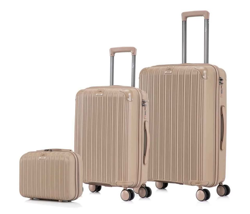 ensemble de 3 pièces en silicone (incassable)+samsonite