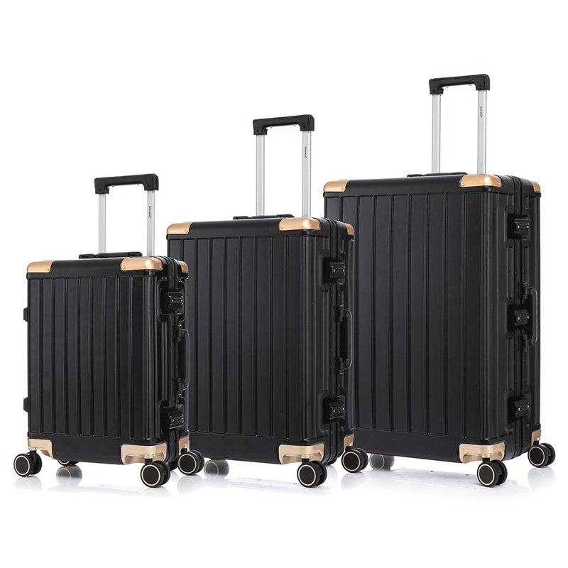 Set de 3 valises élégantes et robustes en polycarbonate