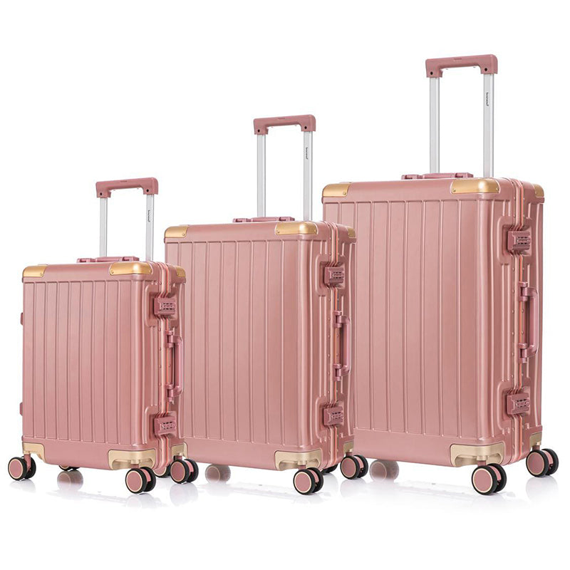 Set de 3 valises élégantes et robustes en polycarbonate