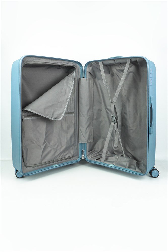 Valise de voyage en matériau polypropylène souple et incassable