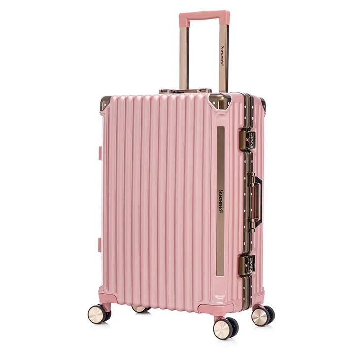 ensemble de 3 valises polycarbonate extensible, Avec Serrure À Mot De Passe À Cadre En Aluminium