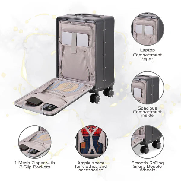 Valise en polycarbonate élégant et incssable