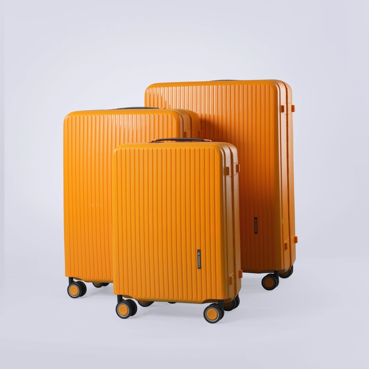 ensemble de 3 valises en polypropylène 100% (haute qualité)