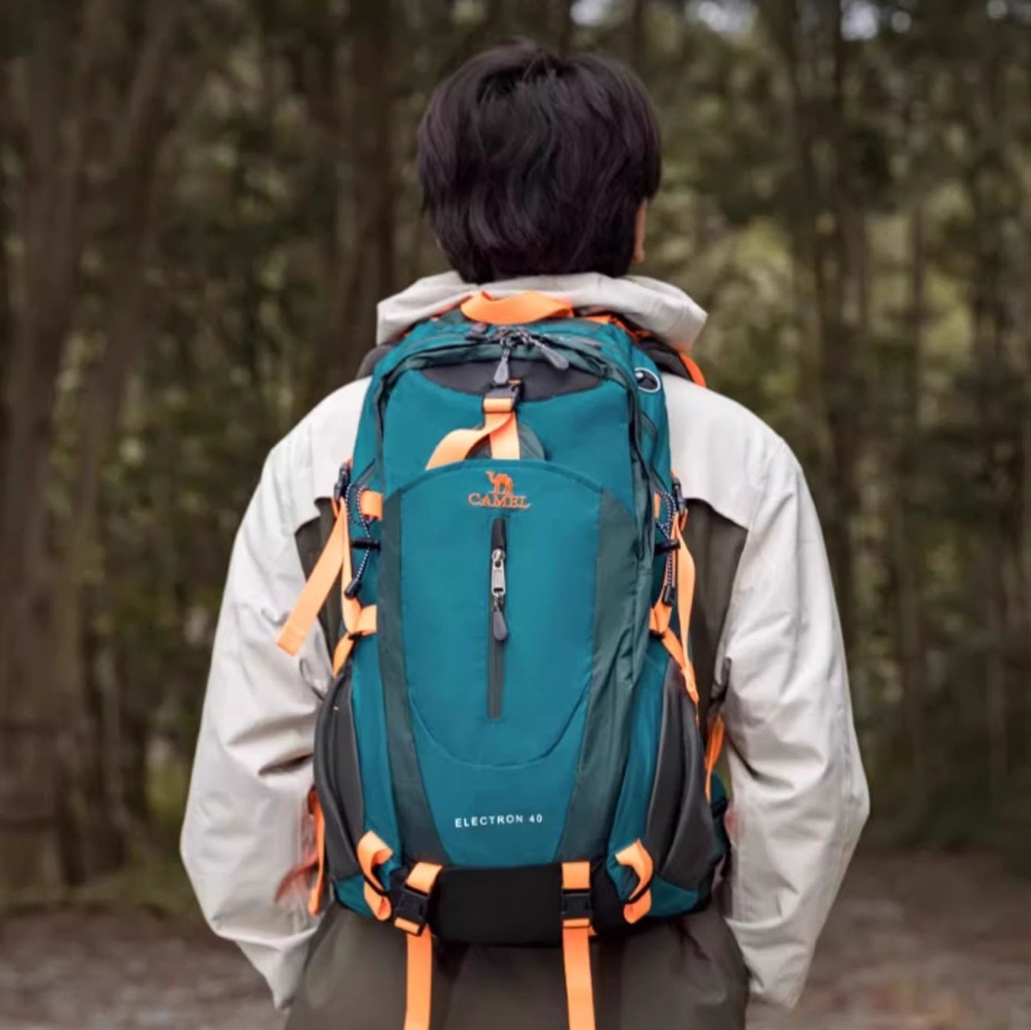 Sac à dos léger CAMEL CROWN 40L Sac à dos de Sport de plein air Résistant à l'eau avec Housse de pluie pour la Randonnée, la Course à Pied, le Cyclisme, l'Escalade et la Chasse