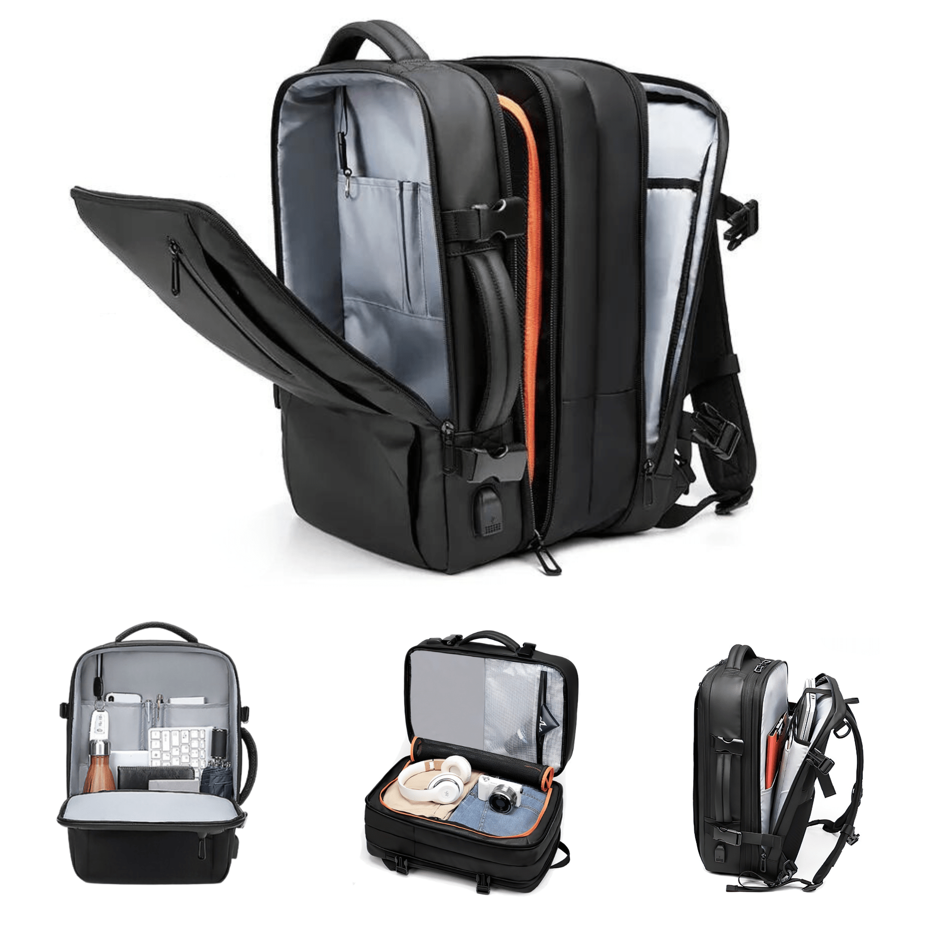 sac de voyage extensible pour les ordinateurs portables de 17,3 pouces