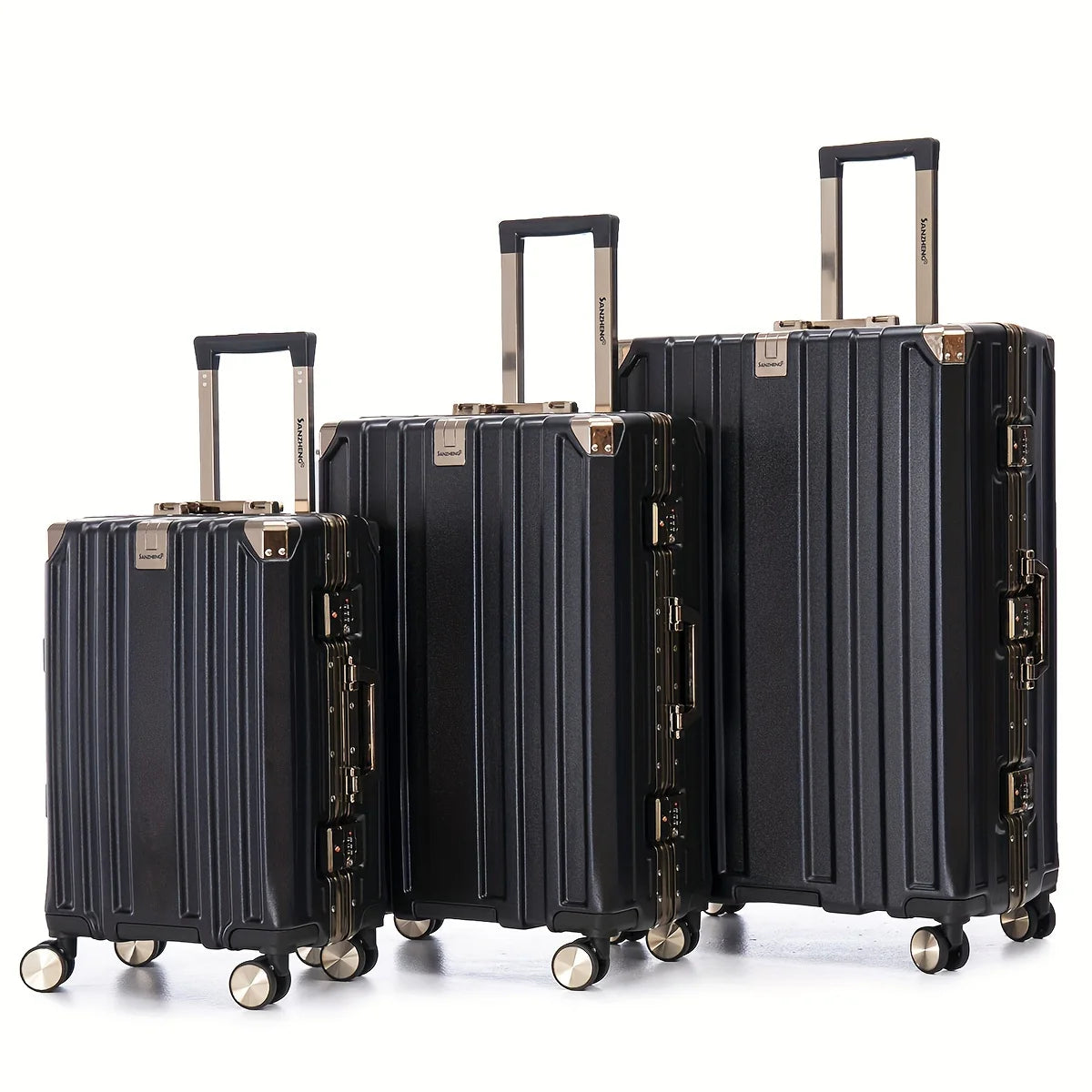 ensembles valises polycarbonate extensible 20 24 28 Pouces