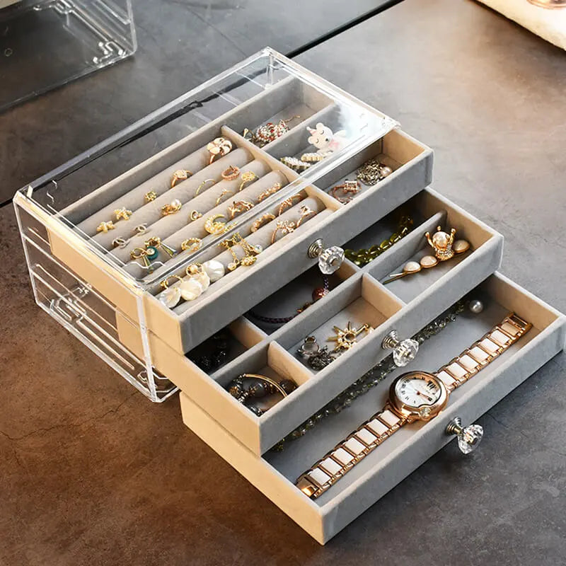 Boîte à bijoux luxe