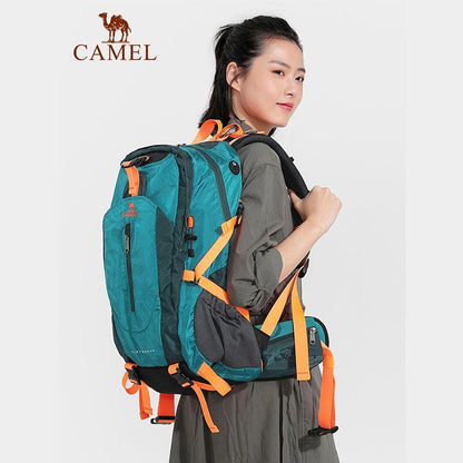 Sac à dos léger CAMEL CROWN 40L Sac à dos de Sport de plein air Résistant à l'eau avec Housse de pluie pour la Randonnée, la Course à Pied, le Cyclisme, l'Escalade et la Chasse