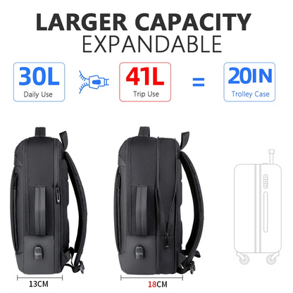 Sac à dos Crossten 40L grande capacité extensible