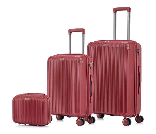 ensemble de 3 pièces en silicone (incassable)+samsonite