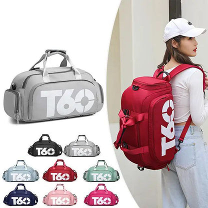 Sac à dos de sport pour femmes et hommes : grande capacité, séparation humide et sec, idéal pour toutes vos activités sportives et voyages.