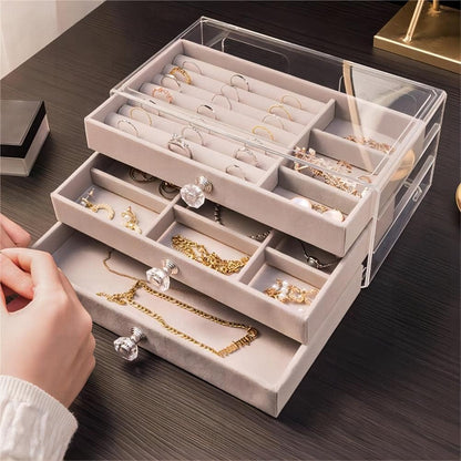 Boîte à bijoux luxe