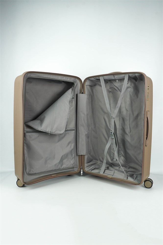 Valise de voyage en matériau polypropylène souple et incassable