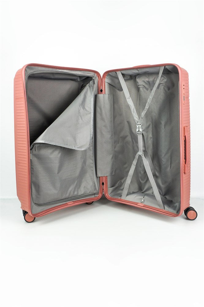 Valise de voyage en matériau polypropylène souple et incassable
