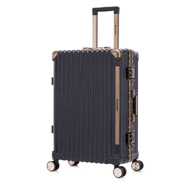 ensemble de 3 valises polycarbonate extensible, Avec Serrure À Mot De Passe À Cadre En Aluminium