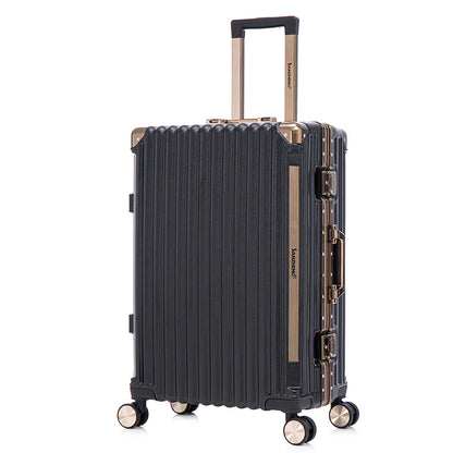 ensemble de 3 valises polycarbonate extensible, Avec Serrure À Mot De Passe À Cadre En Aluminium