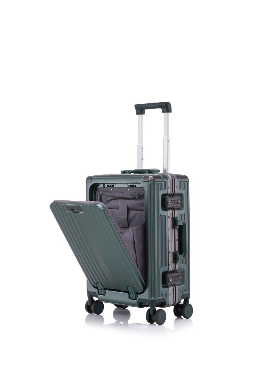 Valise Cabine Multifonction en (polycarbonate) 3-en-1 – Port Gobelet, Compartiment PC et Port USB