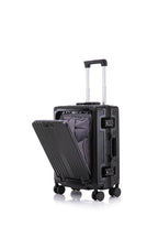 Valise Cabine Multifonction en (polycarbonate) 3-en-1 – Port Gobelet, Compartiment PC et Port USB