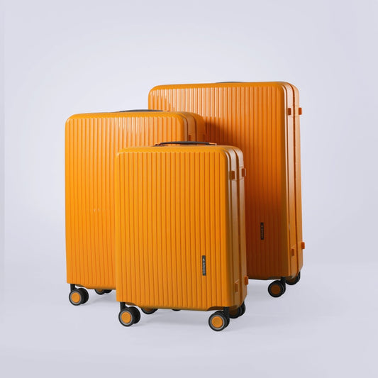 ensemble de 3 valises en polypropylène 100% (haute qualité)