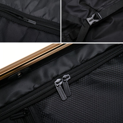 ensemble de 3 valises polycarbonate extensible, Avec Serrure À Mot De Passe À Cadre En Aluminium