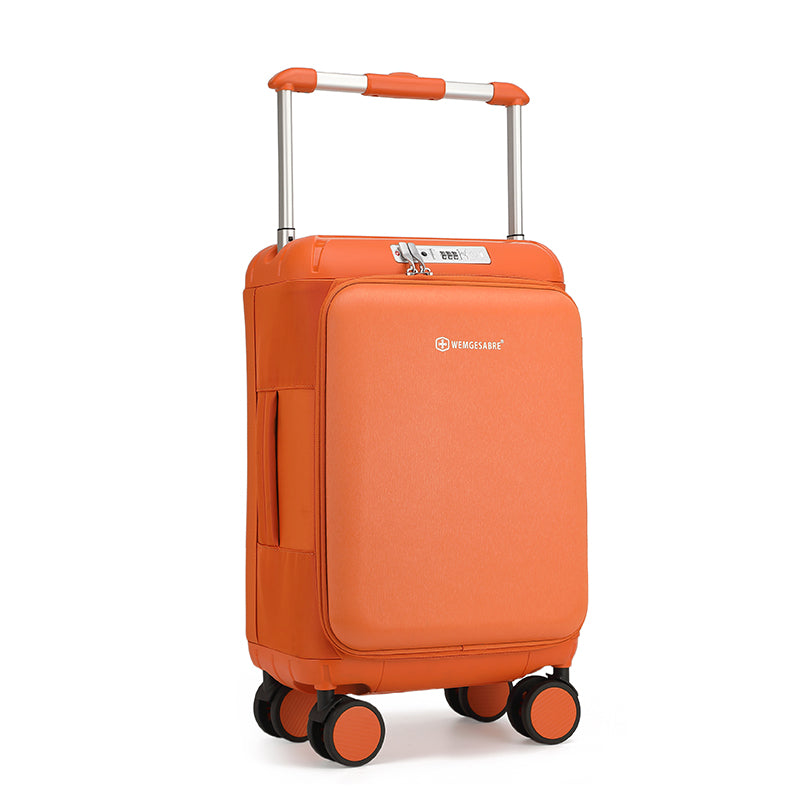 Valise Cabine Rigide Noire 4 Roues – Design Élégant & Maniable 🧳✨