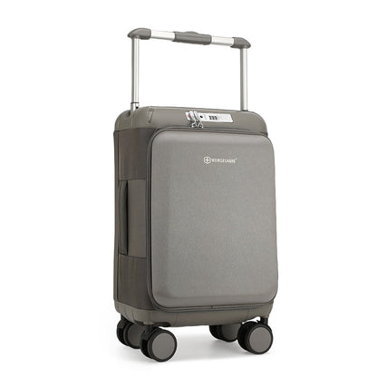 Valise Cabine Rigide Noire 4 Roues – Design Élégant & Maniable 🧳✨