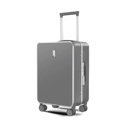 Set 3 Valises Polycarbonate (Cadre en aluminium avec porte-gobelet)