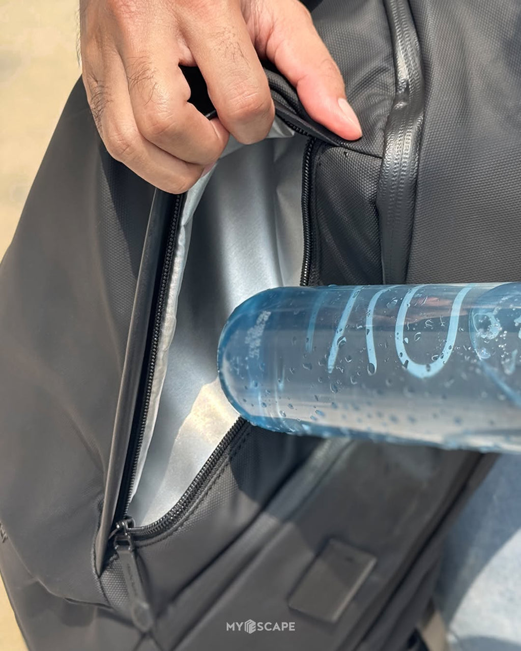 Sac à dos Arctic Hunter - Sac pour ordinateur portable - Zwart - Léger et solide