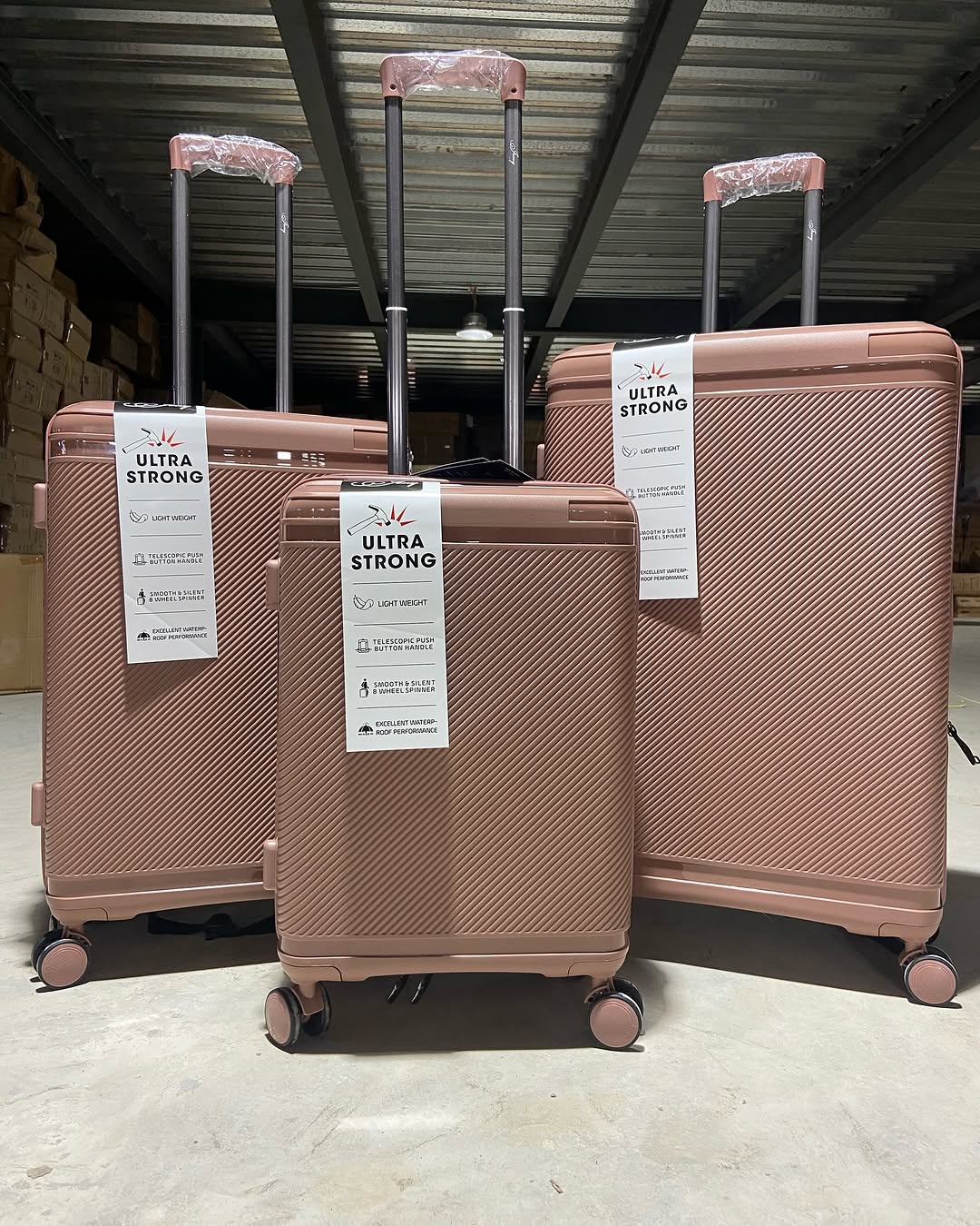 valise de voyage en matériau PP souple et incassable