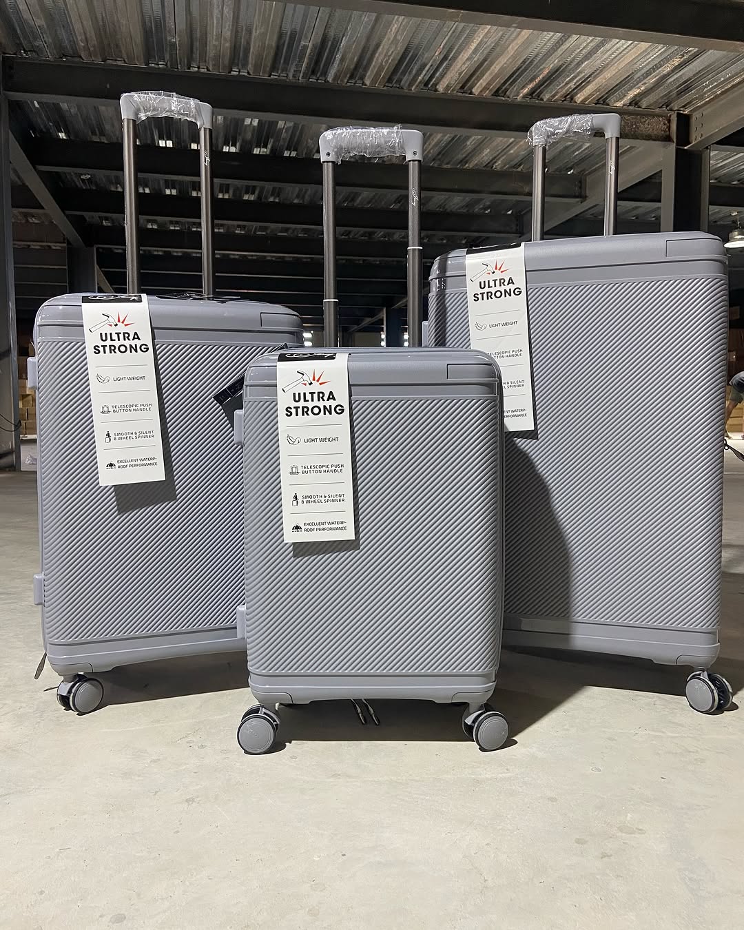 valise de voyage en matériau PP souple et incassable